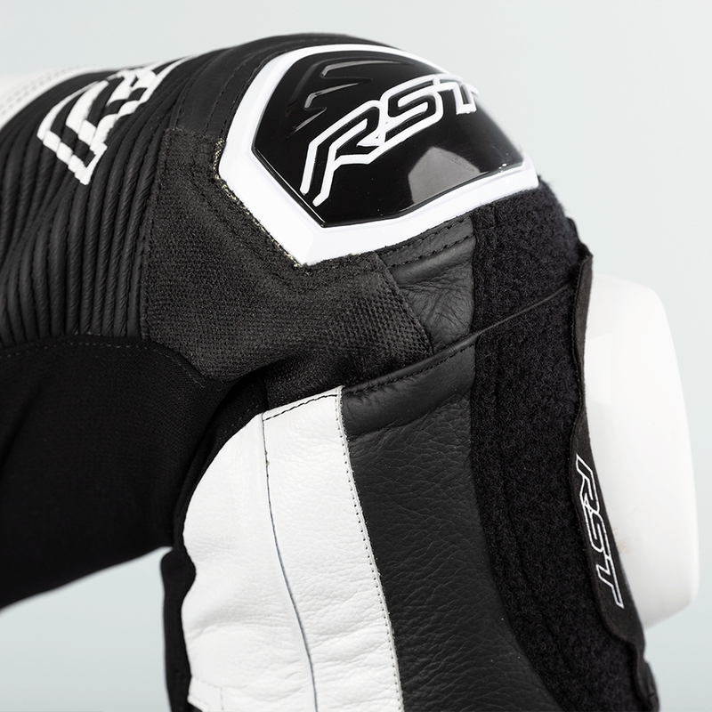RST Pro Series Airbag Lederkombi - Weiß Größe XL
