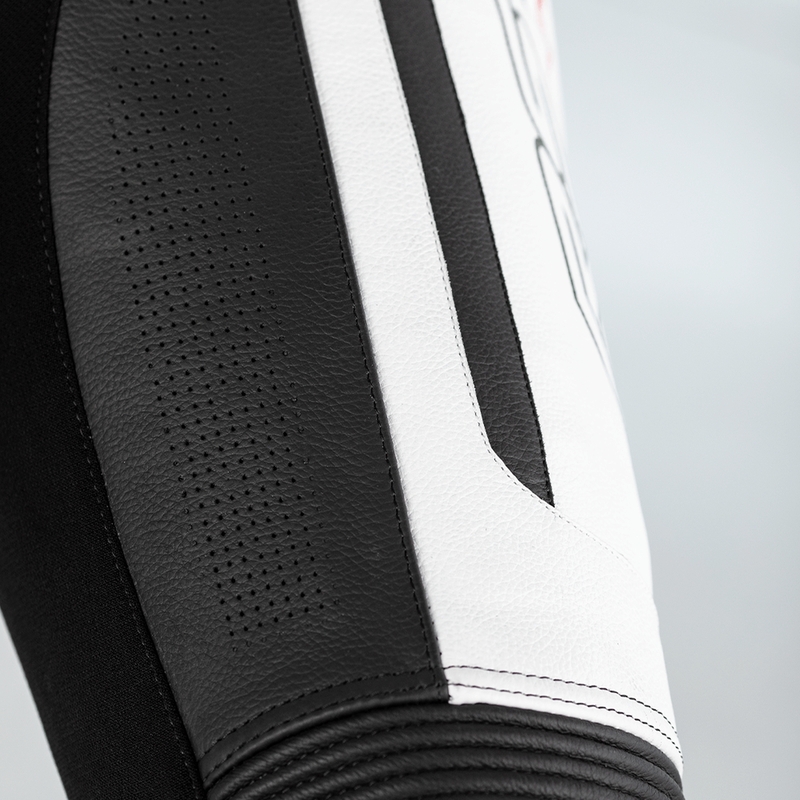 RST Pro Series Airbag Lederkombi - Weiß Größe XL