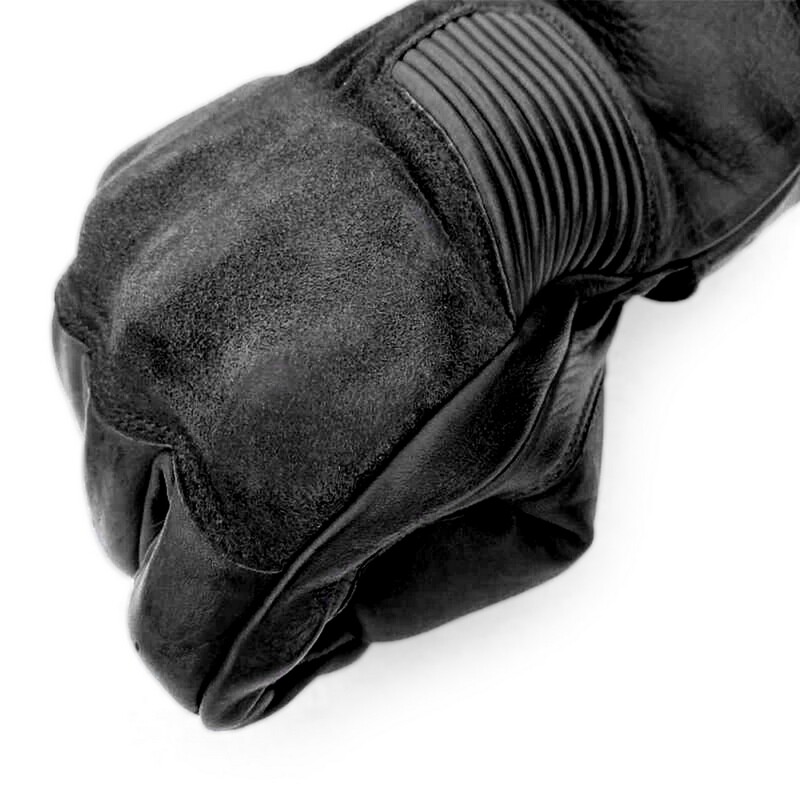 RST Crosby Handschuhe Leder Schwarz Größe L