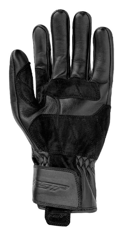 RST Crosby Handschuhe Leder Schwarz Größe L