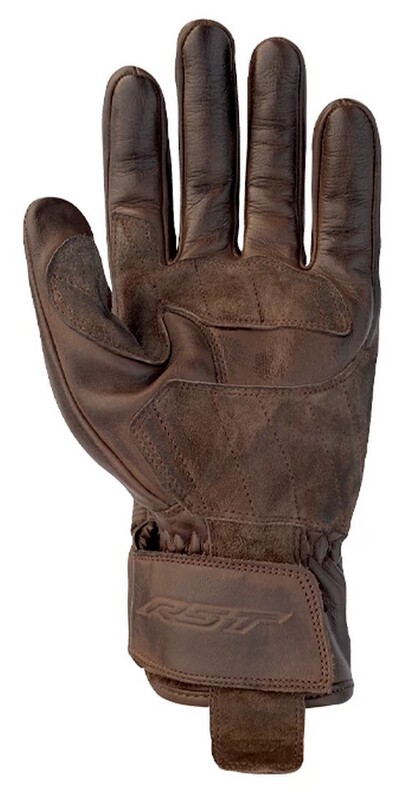 RST Crosby Handschuhe Leder Braun Größe S