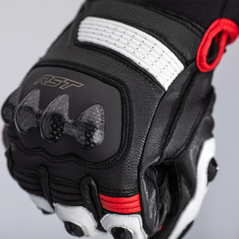 RST Freestyle II Handschuhe Leder Rot Größe S