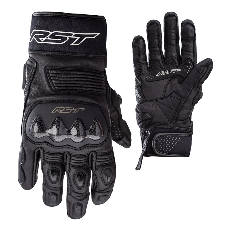 RST Freestyle II Handschuhe Leder Schwarz Größe M