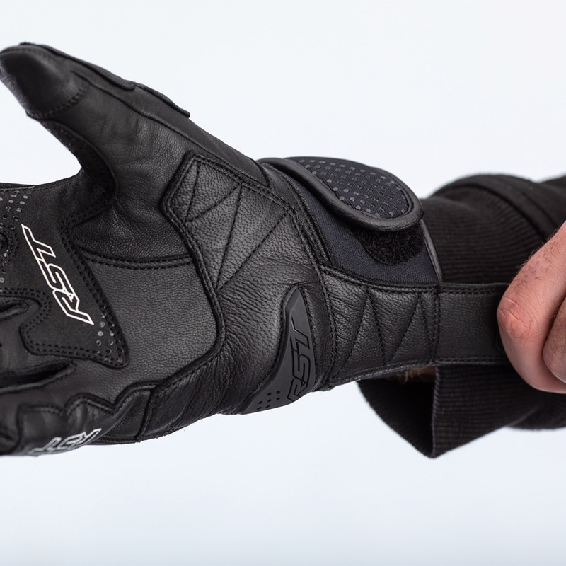 RST Freestyle II Handschuhe Leder Schwarz Größe XL