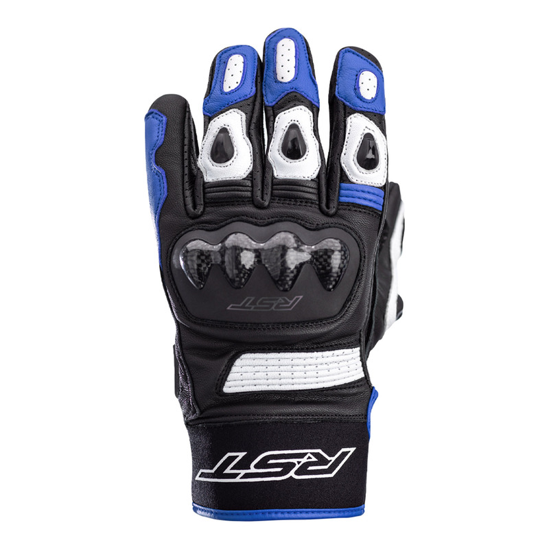 RST Freestyle II Handschuhe Leder Blau Größe XL