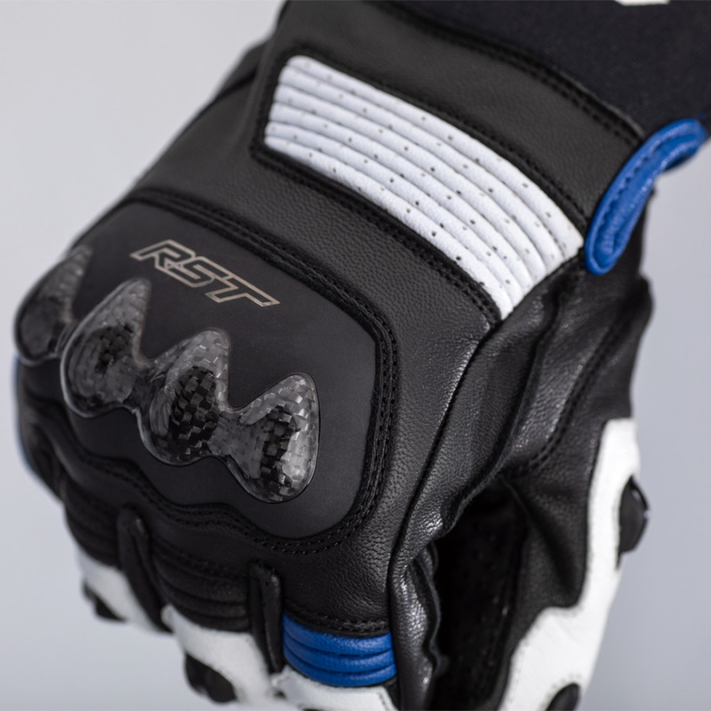RST Freestyle II Handschuhe Leder Blau Größe L