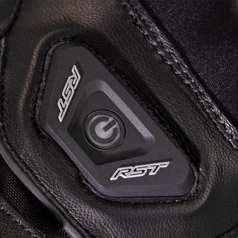 RST Paragon 6 Heated Waterproof Handschuhe Leder/Textil Schwarz Größe S