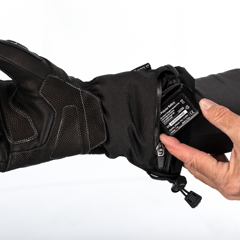 RST Paragon 6 Heated Waterproof Handschuhe Leder/Textil Schwarz Größe S