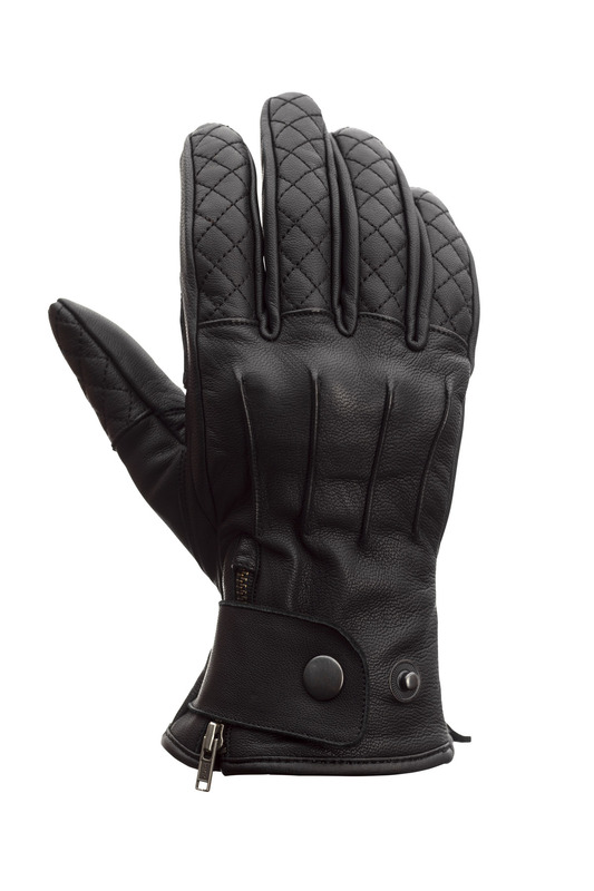 RST Matlock CE Leder Gloves Schwarz Größe L