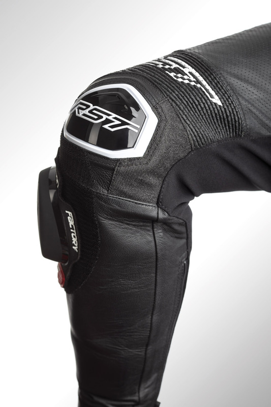RST Race Dept V4.1 Airbag CE Lederkombi Schwarz - Größe L