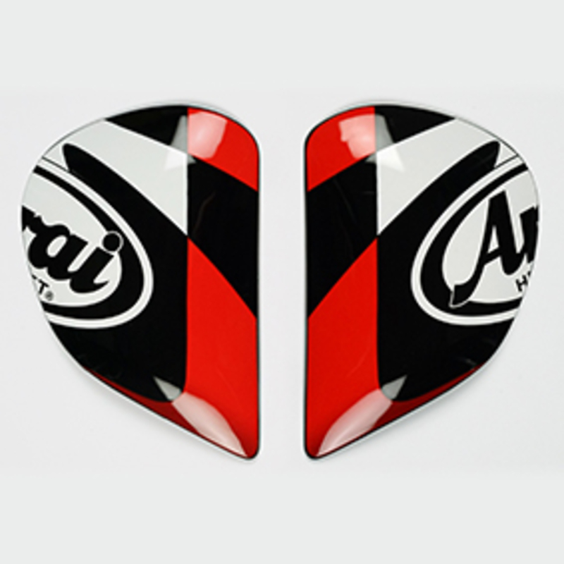 HOLDERSET ARAI SAJ MASK RED FULL FACE HELMET