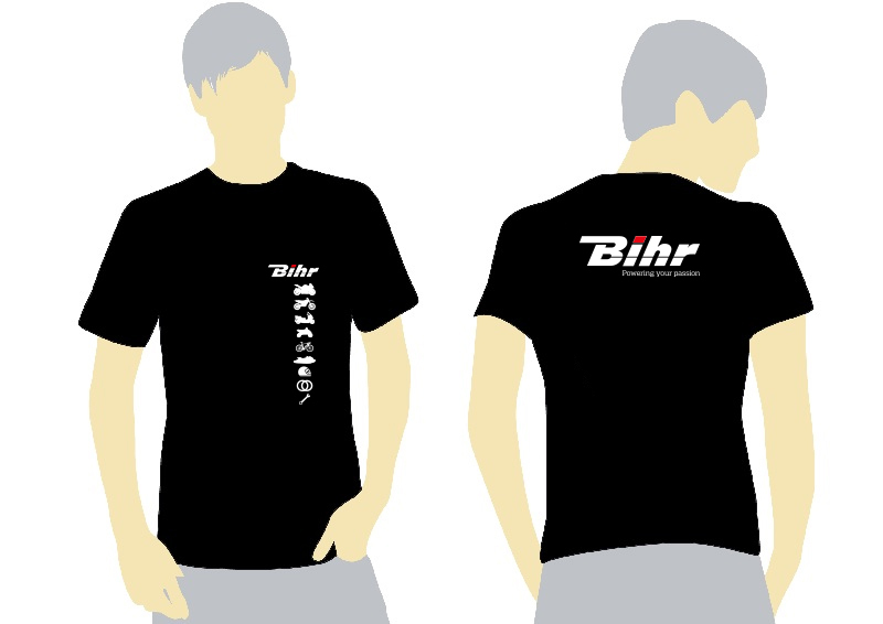 BIHR T-Shirt 2019 Schwarz - Größe XL