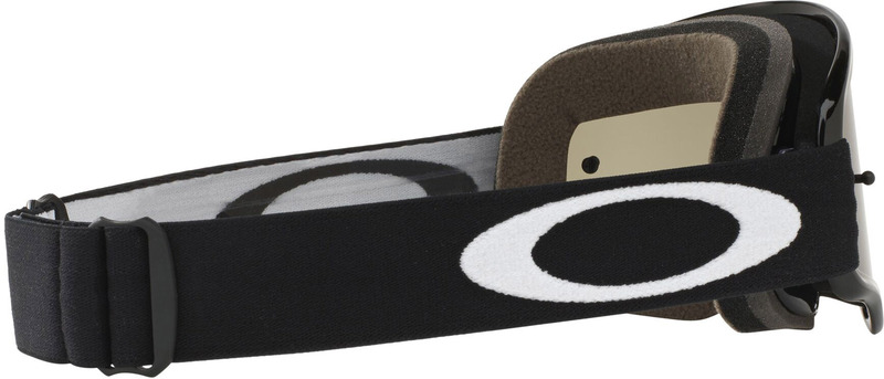 OAKLEY XS O Frame MX Sand Goggle Jet Black Dark Grey + Clear Lens