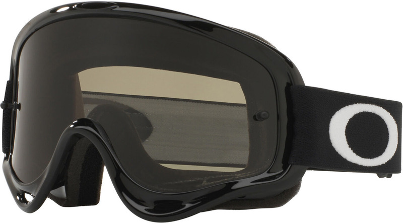 OAKLEY XS O Frame MX Sand Goggle Jet Black Dark Grey + Clear Lens