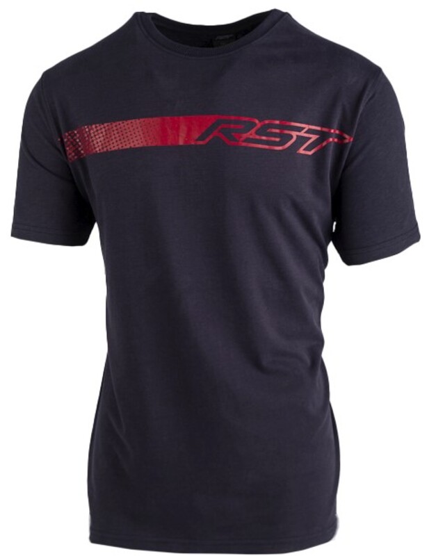 RST Fade T-Shirt - Navy/Rot - Größe XL