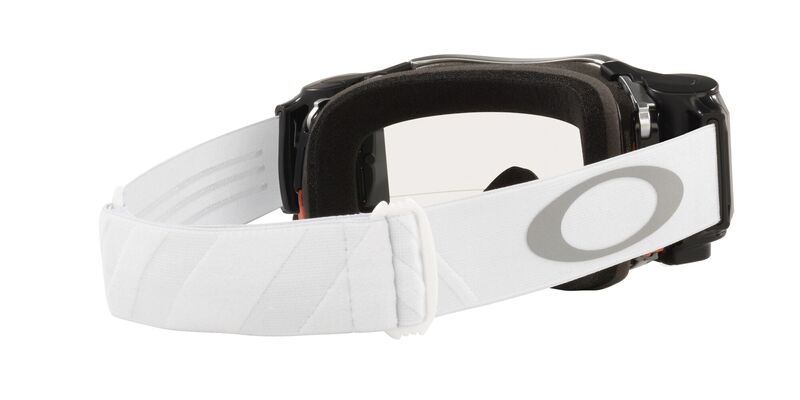 OAKLEY Airbrake MX Goggle - Tuff Blocks White Race-Ready Roll-Off Clare Linse