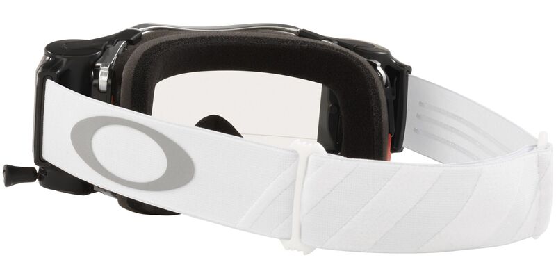 OAKLEY Airbrake MX Goggle - Tuff Blocks White Race-Ready Roll-Off Clare Linse