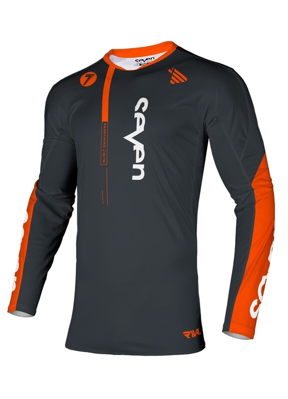 SEVEN Rival Rift youth Trikot - Anthrazit