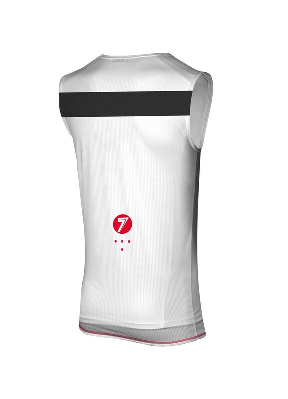 SEVEN Zero Echelon Übertrikot - Weiß/Rot