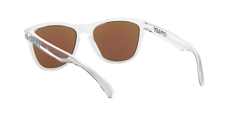 OAKLEY Frogskins Sonnenbrille - Prizm Sapphire Gläser, Gestell glasklar