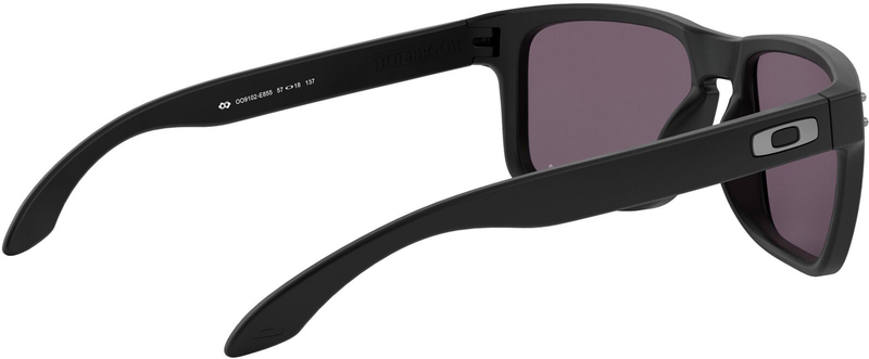 OAKLEY Holbrook Sonnenbrille Gestell Mattschwarz - Gläser Prizm Grey