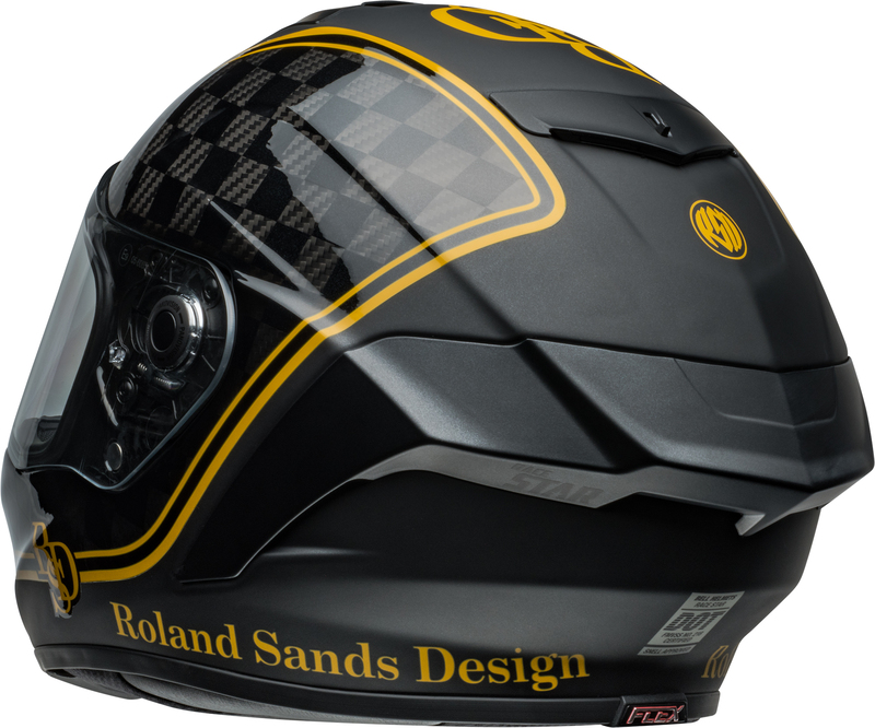 BELL Race Star DLX Flex Helm - RSD Player Matte/Gloss Black/Gold