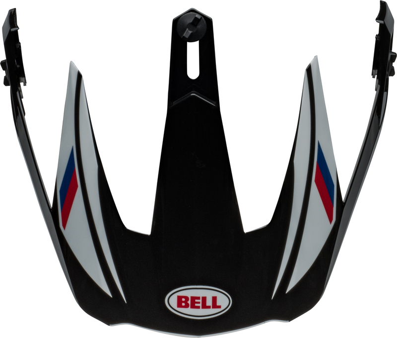BELL MX-9 Adventure Mips Helmschirm - Alpine Gloss Nardo/Black