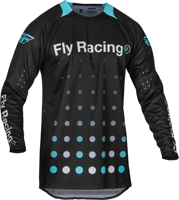 FLY RACING Evolution DST Strobe Jersey - Schwarz / Electric Blue