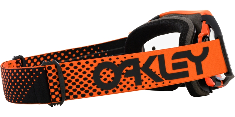 OAKLEY Airbrake MX Brille - Moto Orange B1B Klares Glas