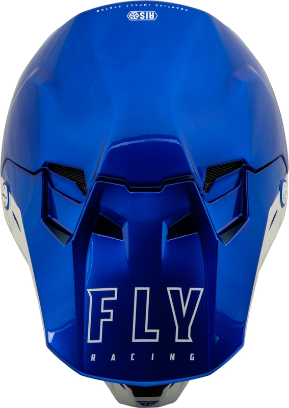 FLY RACING Formula CC Centrum Helm Metallic Blau/Light Grau
