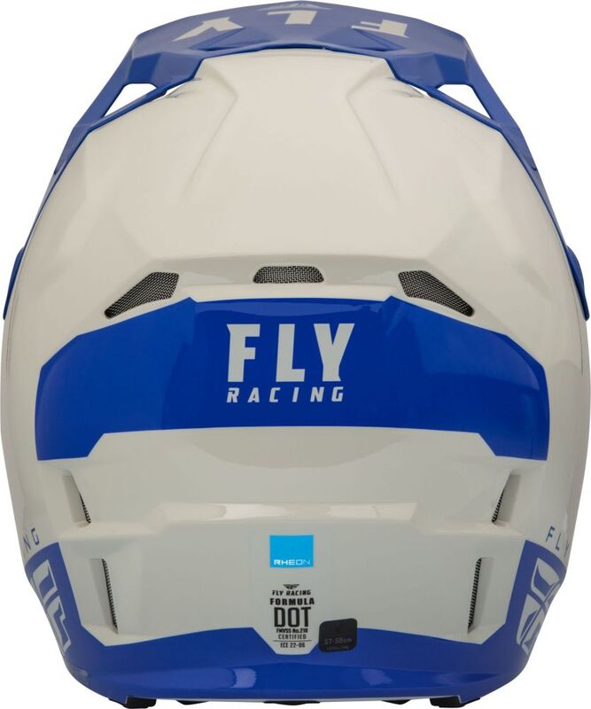 FLY RACING Formula CP Slant Helmet Grey/Blue SM