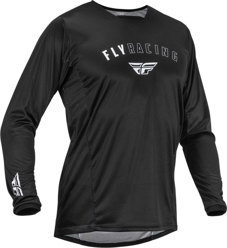 FLY RACING Patrol-Trikot - Schwarz/Weiß