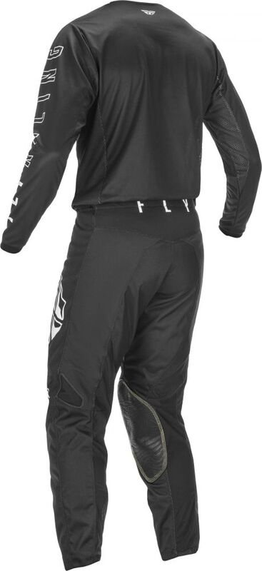 FLY RACING Youth Kinetic K121 Pants Black/White Sz 26