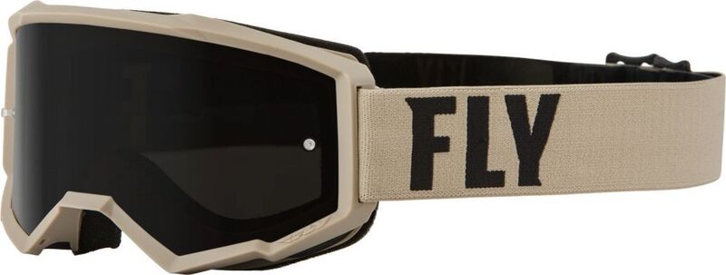 FLY RACING Focus Sand Goggle Khaki/Brown W/ Dark Smoke Lens