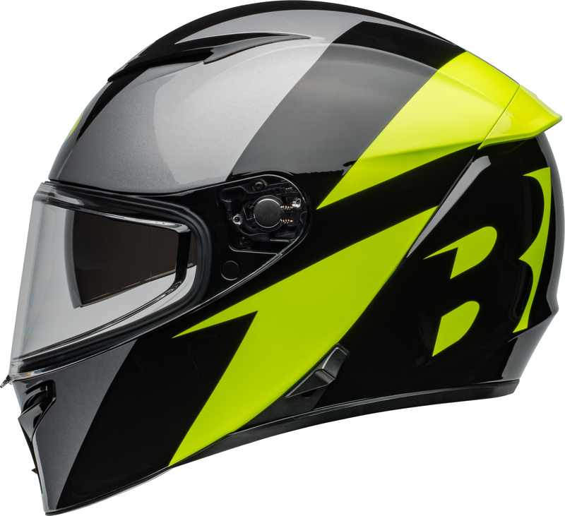 BELL Lithium Helm - Shear Gloss Metallic Gray/Retina