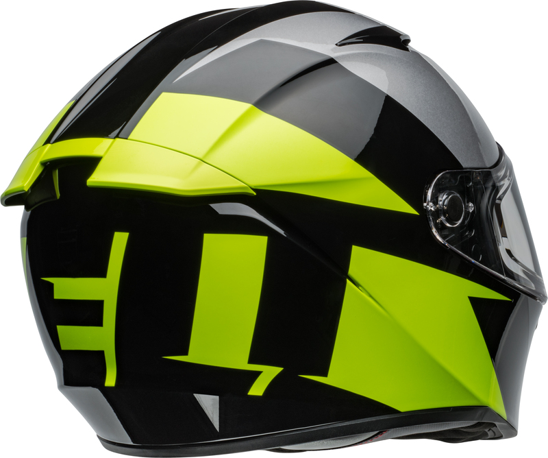 BELL Lithium Helm - Shear Gloss Metallic Gray/Retina