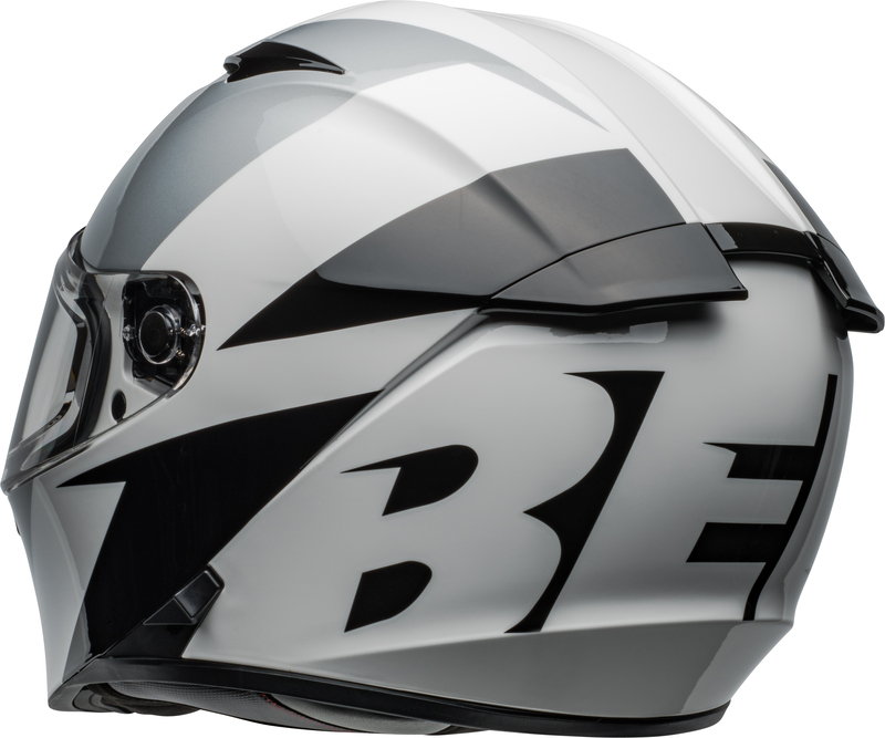 BELL Lithium Helm - Shear Gloss Silver/White