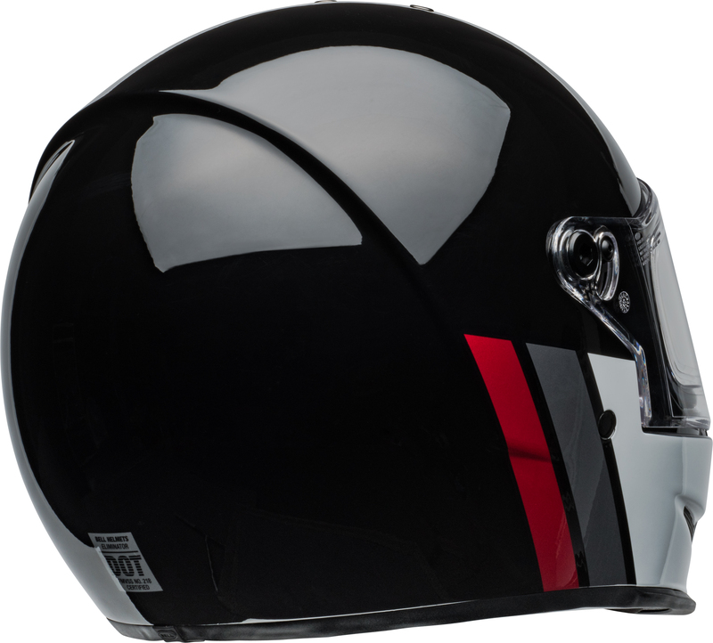BELL Eliminator Helm - GT Gloss Black/White