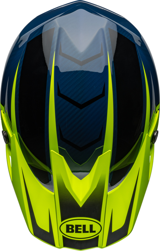 BELL Moto-10 Spherical Helm - Sliced Matte/Gloss Retina/Blue