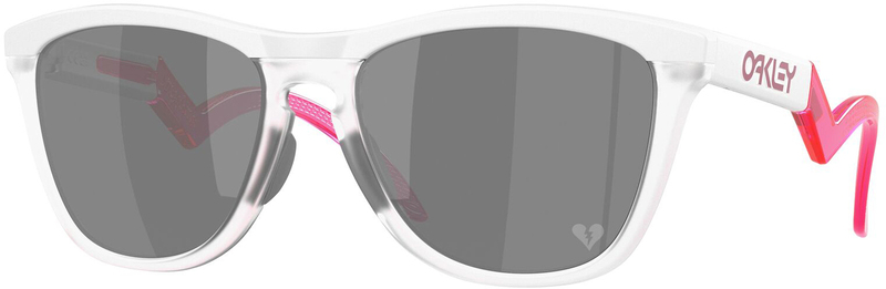 OAKLEY Frogskins Hybrid Sonnenbrille Matte White - Prizm Black Gläser