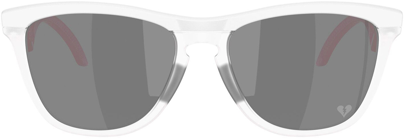 OAKLEY Frogskins Hybrid Sonnenbrille Matte White - Prizm Black Gläser