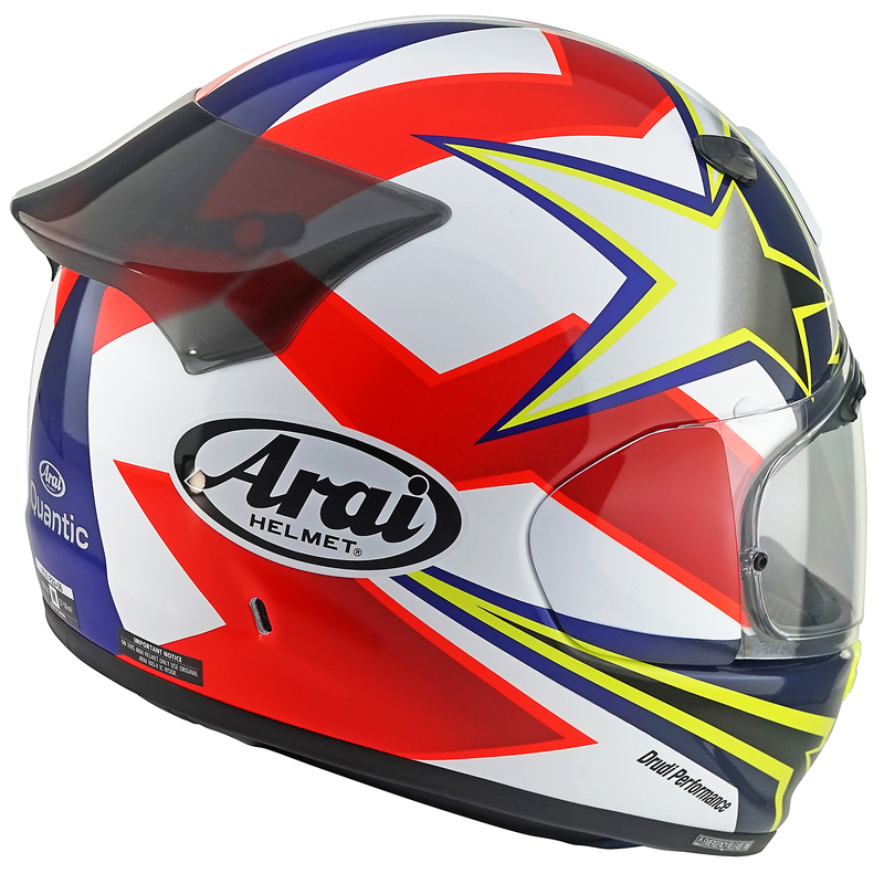 ARAI QUANTIC STAR & STRIPES Helm - Rot