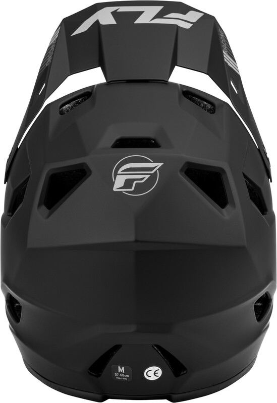 FLY RACING Rayce Fahrrad Helm - Mattschwarz