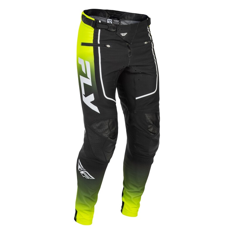 FLY RACING Rayce Jugendhose - Lime/Schwarz/Weiß