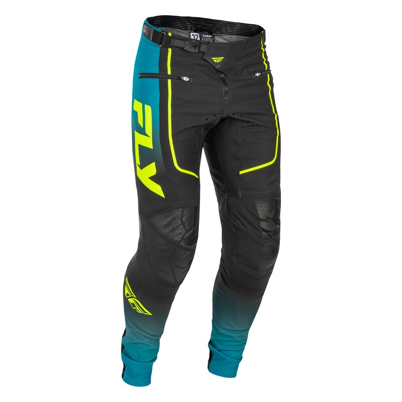 FLY RACING Rayce Jugendhose - Teal/Schwarz/Lime