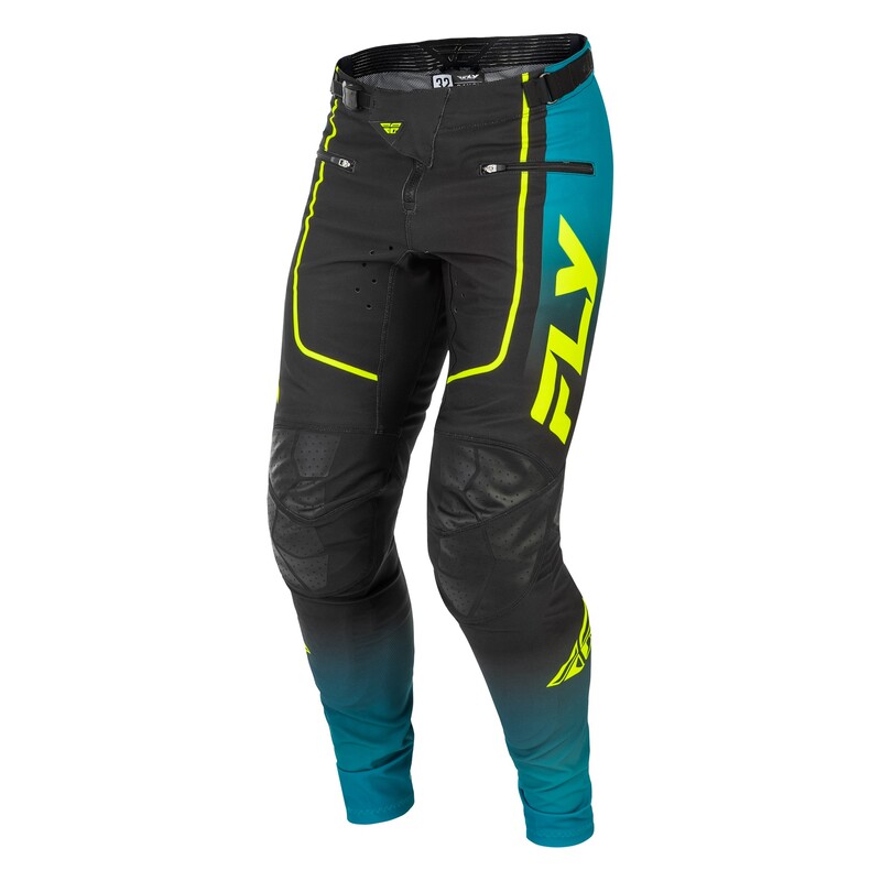 FLY RACING Rayce Jugendhose - Teal/Schwarz/Lime