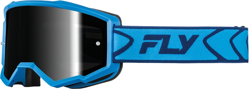 FLY RACING Zone Brille Blau/Navy - Schwarz Glas
