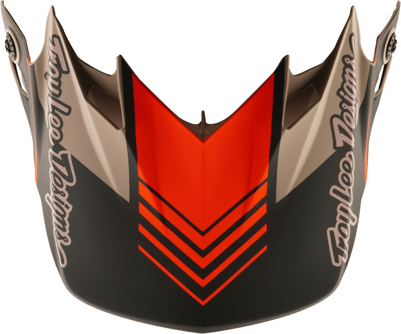 TROY LEE DESIGNS GP Pro Segment Helmschirm - Taupe