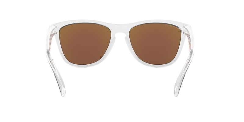 OAKLEY Frogskins S Sonnenbrille Crystal Clear - Prizm Sapphire Gläser