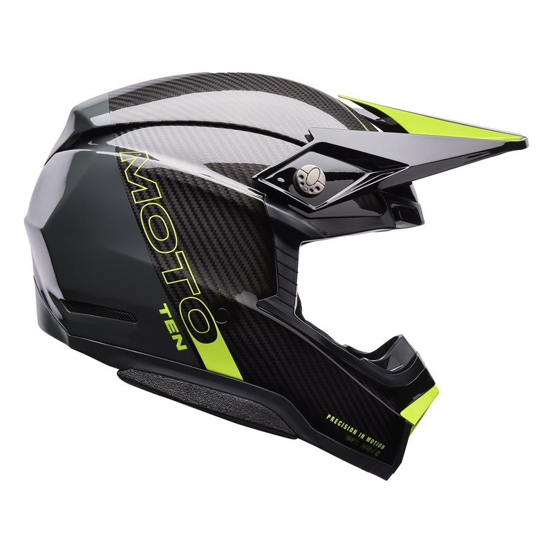 BELL Moto-10 Spherical Helm - Strike Yellow/Grey